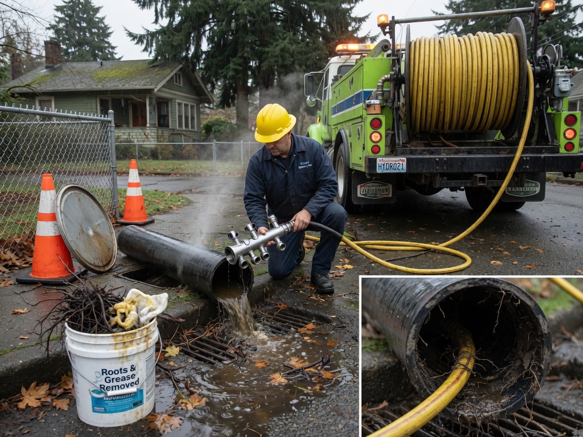 Sewer Hydro Jetting in Kelso, WA