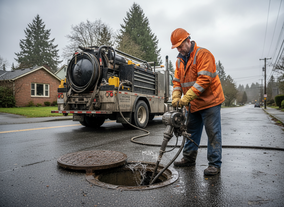 Sewer Hydro Jetting in Roy, WA 98580