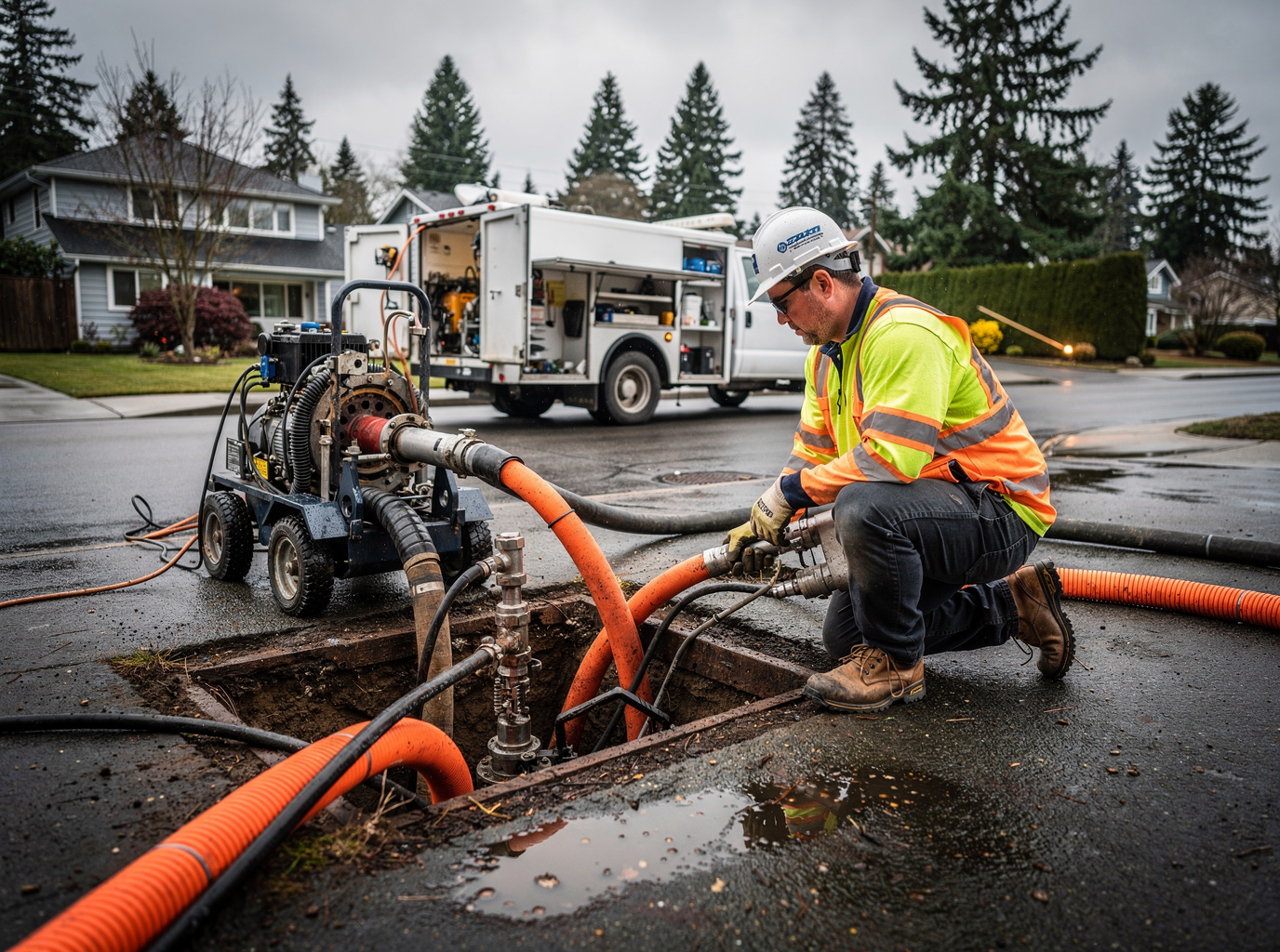 Sewer Hydro Jetting in Algona, WA 98001